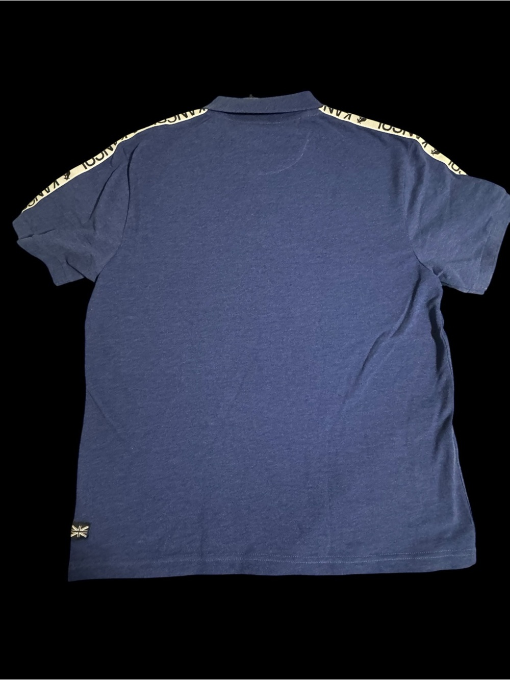 Kangol Men’s Navy Polo Shirt with Logo Tape XL - Picture 2 of 3